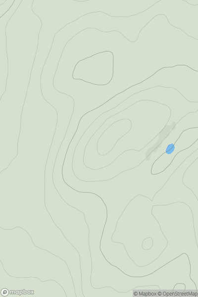 Thumbnail image for Creag Ard [Killilan to Inverness] showing contour plot for surrounding peak